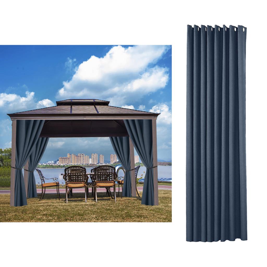 Mørklægningsgardiner øje ring top stue soveværelse terrasse udendørs gardiner