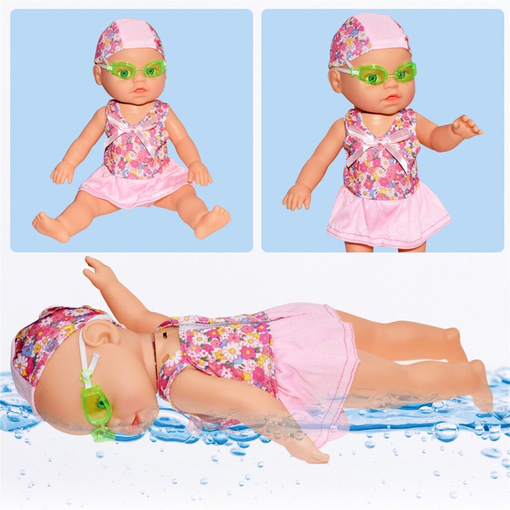 Water Fun Zwembad Voor Waterdichte Elektrische Pop Beste Cadeau Speelgoed Voor Kinderen: C