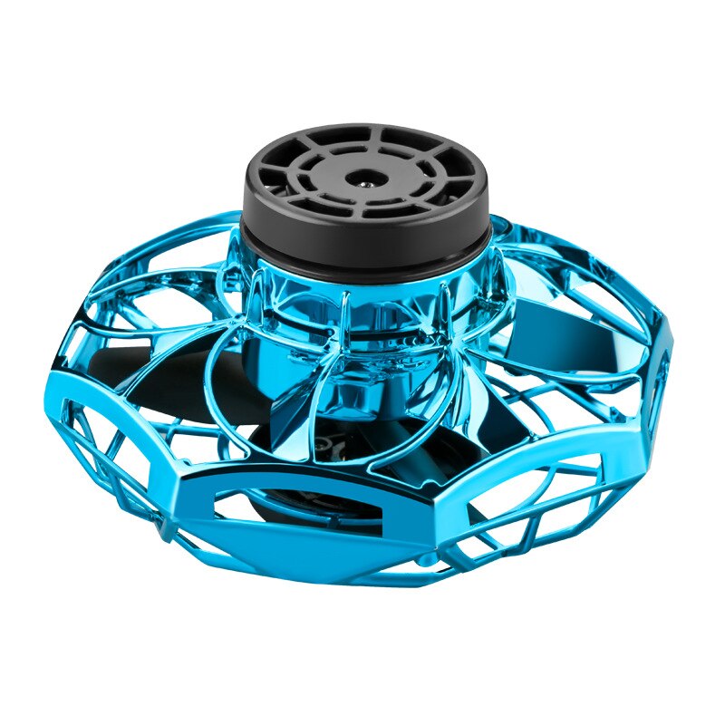 Mini Drone à commande manuelle gyroscopique de , Rechargeable par USB, lumière LED, jouet volant à Induction amusant: Bleu