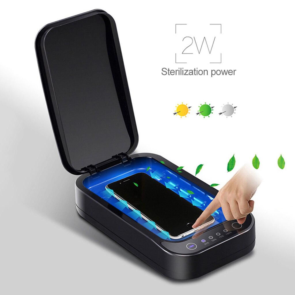 UV Germicidal Bulb Disinfection Box UV Light Bulb for Mobile Phones, Good Reliability, Stable Performance, USB Rechargeable