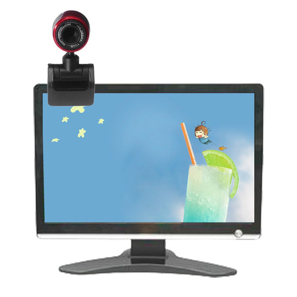 10MP HD USB 2.0 Web Camera Live Video High Definition Portable Webcam with MIC for Household Computer Accessories