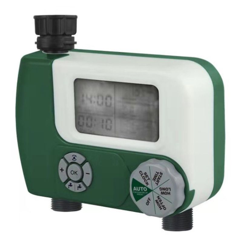 Dual Outlet Garden Watering Timer Irrigation Controller Automatic Electronic Tap