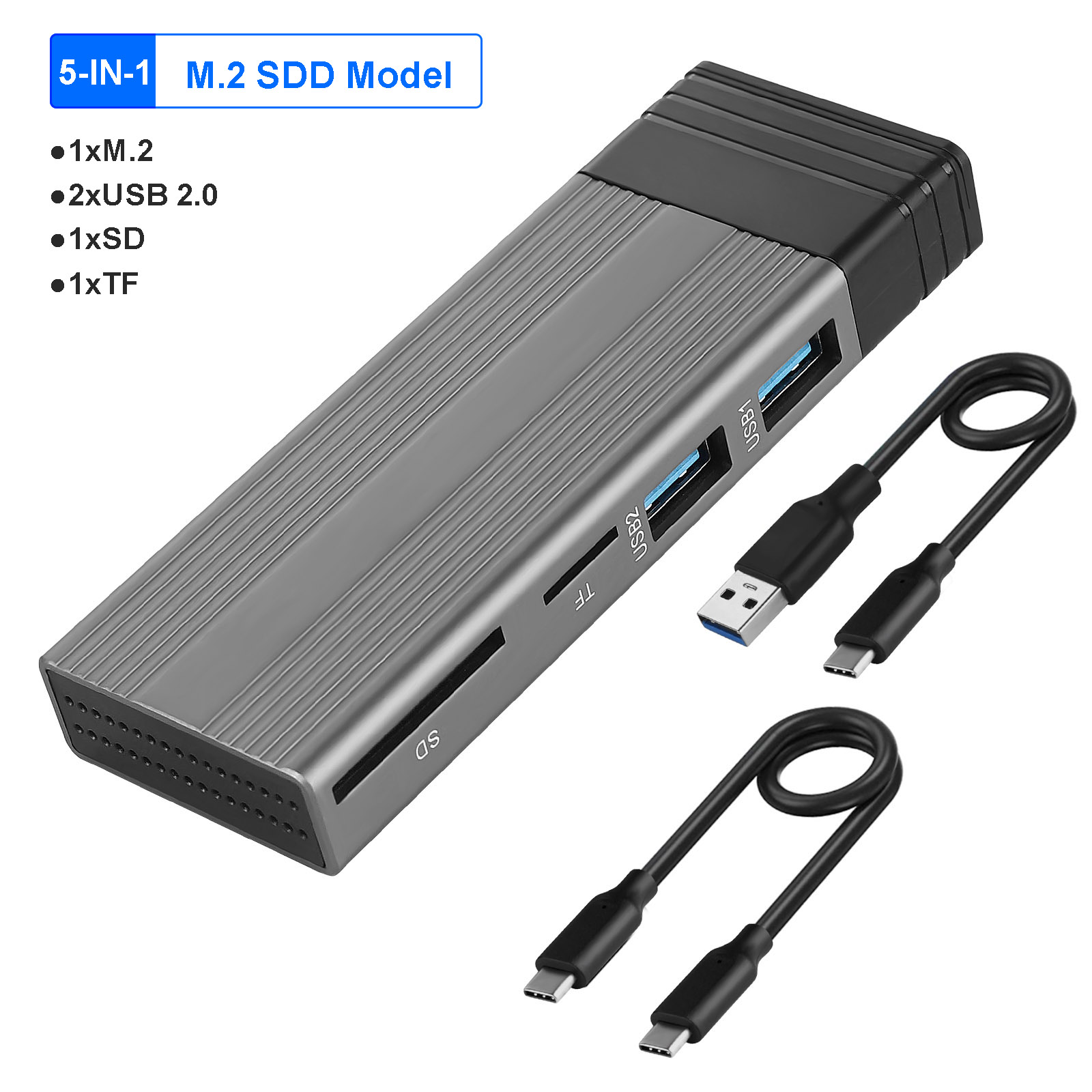 12-in-1 USB C Docking Station M.2 SSD Enclosure USB C HUB TYPE C to HDMI Adapter 4K60Hz 1000Mbps PD100W USB3.0 5Gbps For Macbook: black