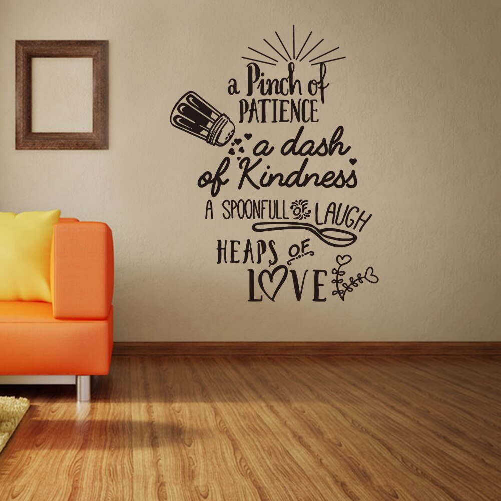 Letter Wall Sticker Heaps of Love English Stickers... – Grandado