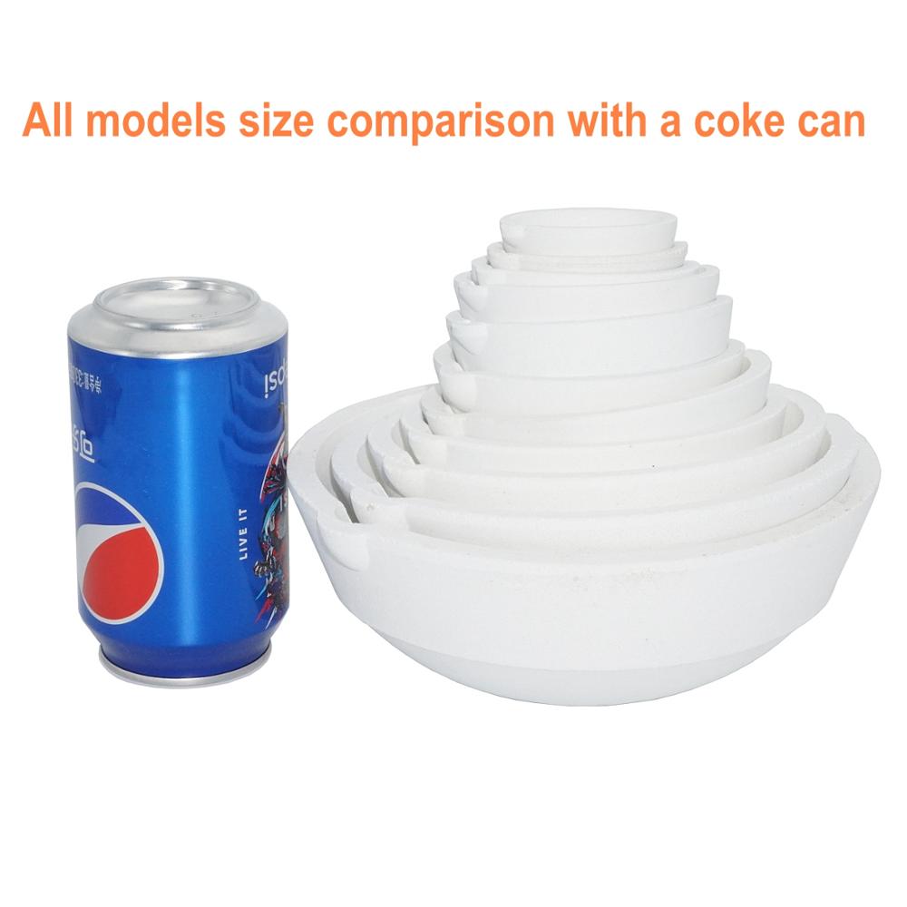 Kvarts digel smelteskål keramisk digel skål støping måke sølv aluminium kobber metaller