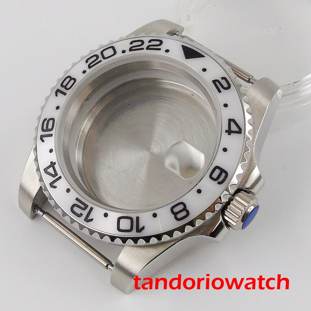 BLIGER men watch case fit NH35 sapphire stainless steel top automatic movement