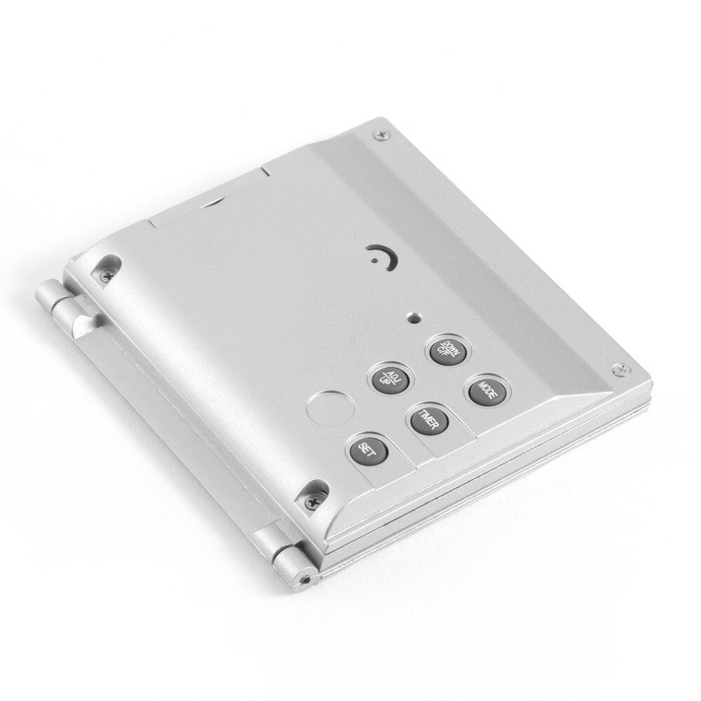 1pcs Calendar Alarm Clock Display date time temperature flexible mini Desk Digital LCD Thermometer cover Worldwide Store