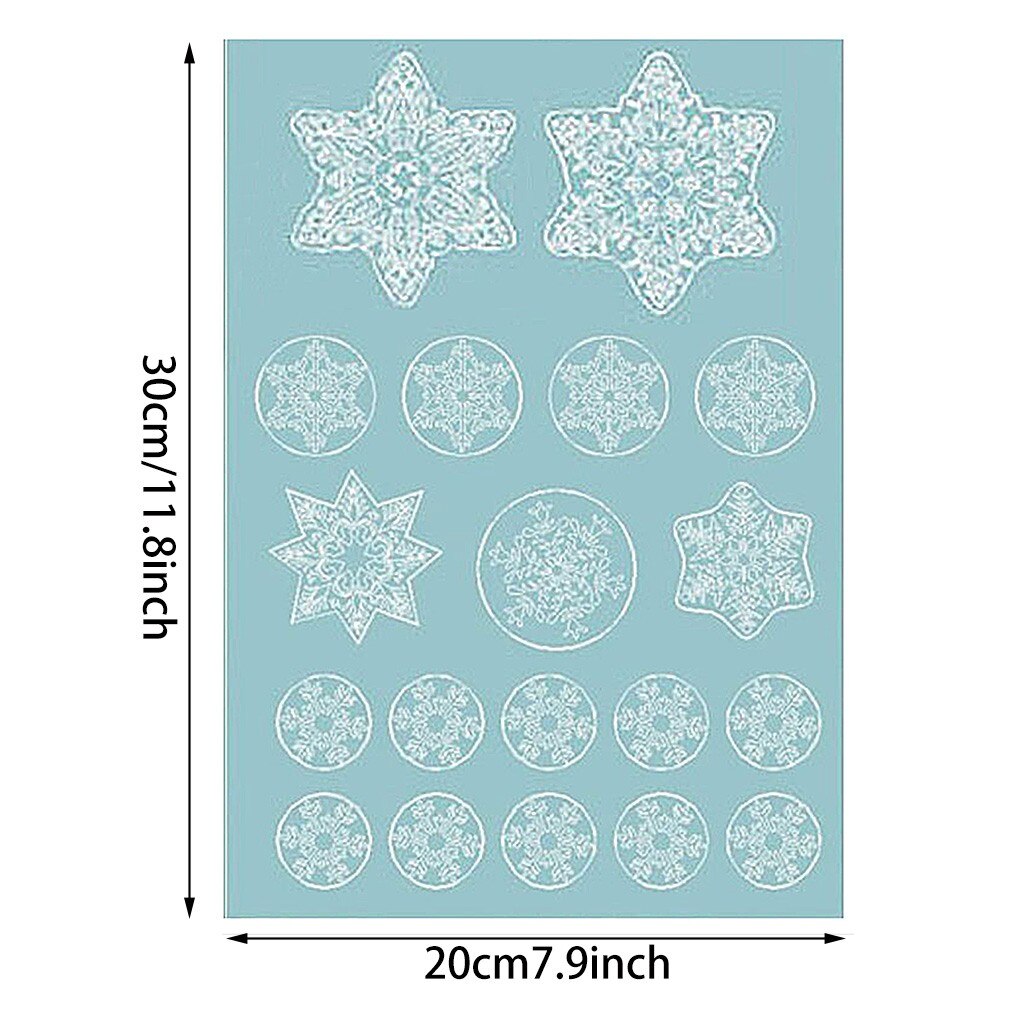Christmas Decoration For Windows Stickers Window Background Wall Sticker Glass Removable Wallpaper Stickers Xmas Decoration