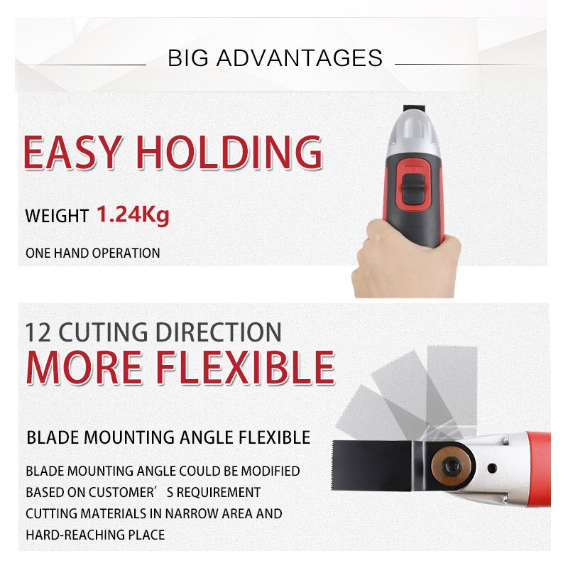 Renovator Multi-cutter Oscillating Tool Cutter electric Trimmer Variable-Speed Multifounction Tool DIY at home