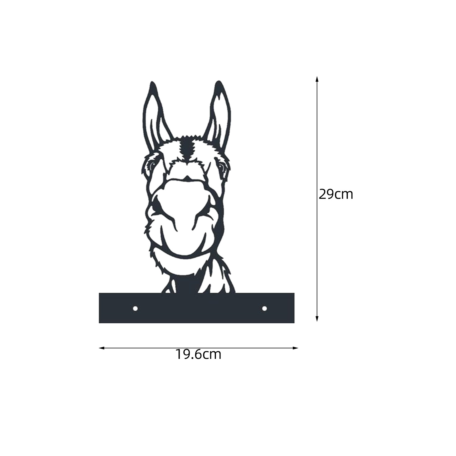 Tuin Dieren Metal Art Farm Gluren Dieren Vee Metal Art Outdoor Tuin Hanger Decoratie Achtertuin Gazon Stakes Decor: C