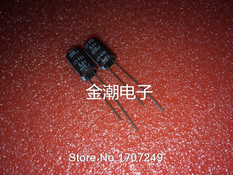 10 pz 1000 uF 6.3 V NCC KZG 8x11.5mm PC Scheda Madre Condensatore 6.3V1000uF super basso ESR