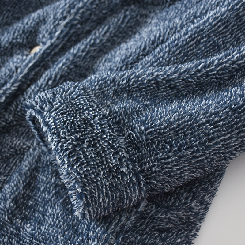 Pyjama en flanelle pour couple, ensemble deux pièces pour homme et femme, pantalon à manches longues, en velours cationique épais, vêtements de maison, automne hiver