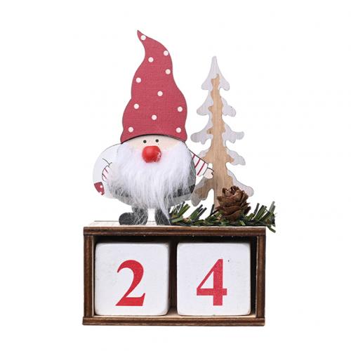 Julkalender god julpynt till hemmet xmas år jultomten dockor tomte dekor navidad: Röd