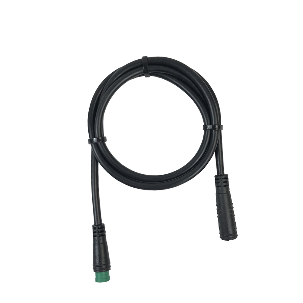 50CM 5Pin Männlich Zu Weiblich E-bike Verlängerung Kabel Grün Stecker Für Elektrische Fahrrad Bafang Display Verlängerung Kabel wasserdicht