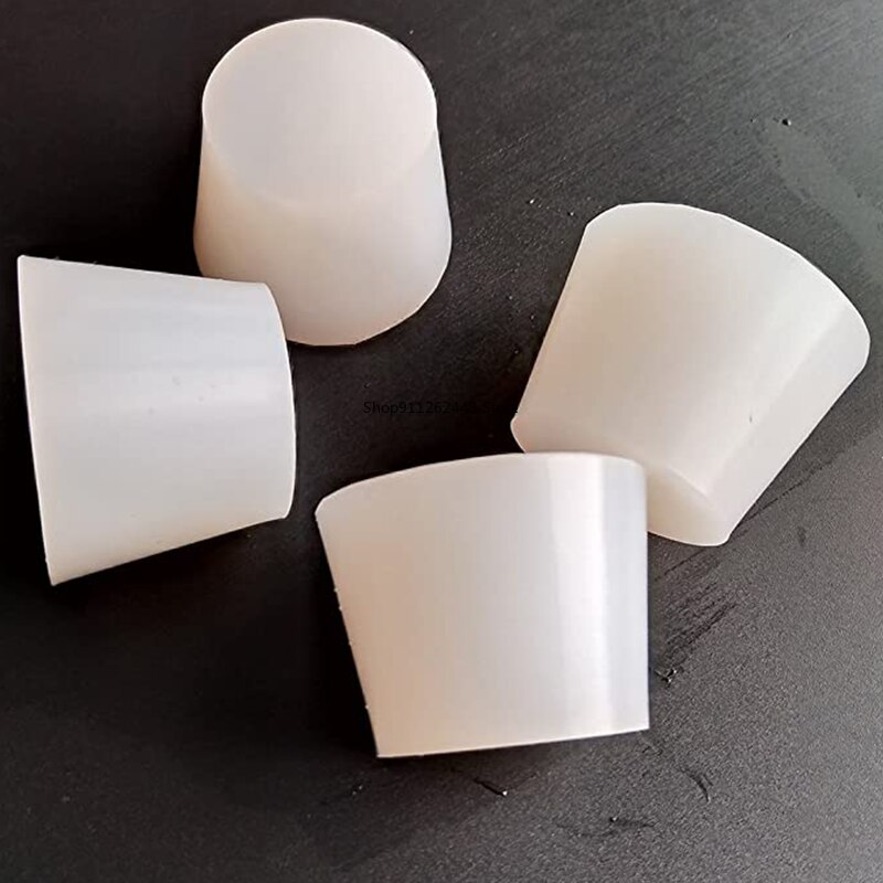 Tapones de silicona sólida para fermentación, tapones de silicona para tarro de fermentación homebrew, tapas de fermentación de goma, 00 # ~ 16 #