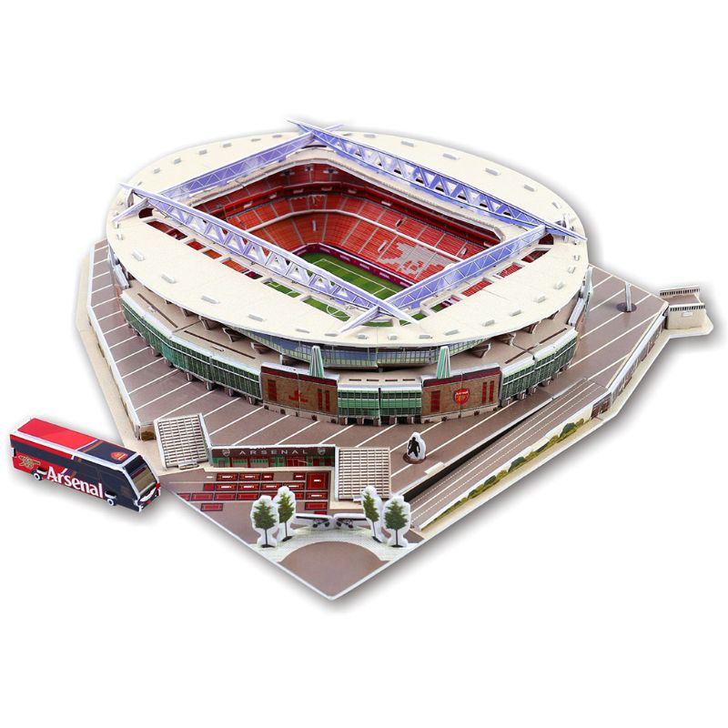 DIY 3D Puzzle Jigsaw World Football Stadion Fußball Spielplatz Montiert Gebäude: D