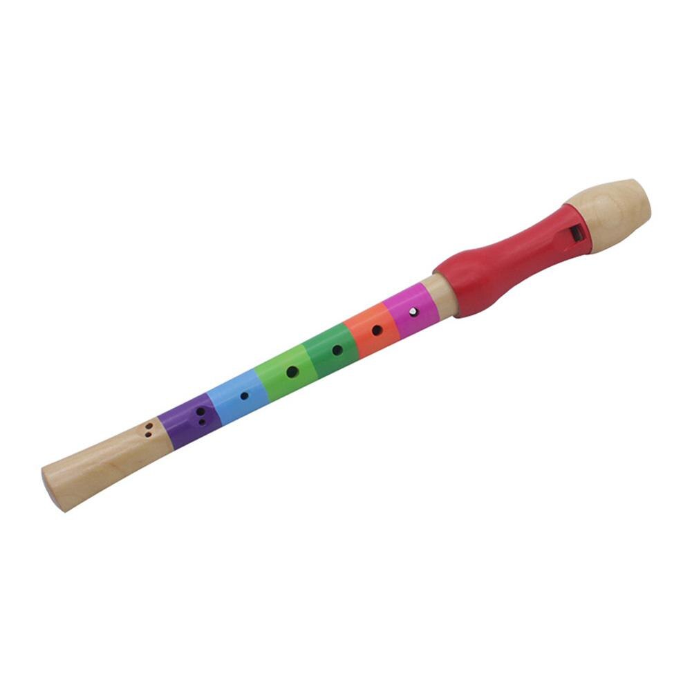 Flauta de Orff triple de madera para niños, instrumento Musical de juego , novedad
