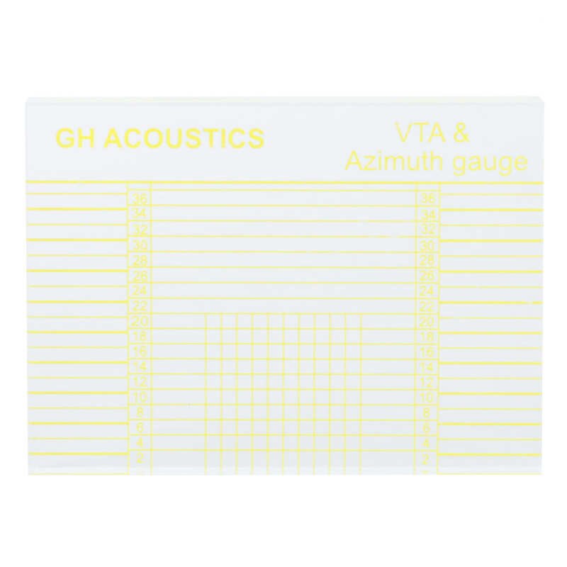 Headshell Alignment Block Phonograph Tonearms VTA Azimuth Gauge Alignment Block Ruler Headshell Aligning Accessory