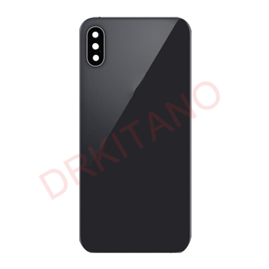 Sostituzione vetro posteriore per iPhone X XS MAX copribatteria pannello posteriore in vetro coperchio sportello posteriore + obiettivo fotocamera per iPhone X S