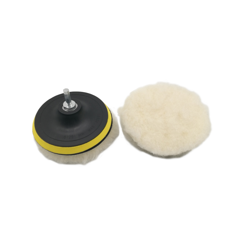 5pcs Polishing Buffing Pad Set Waxing Polishing Disc Polisher With Drill Adapter Car Auto Car Paint Care