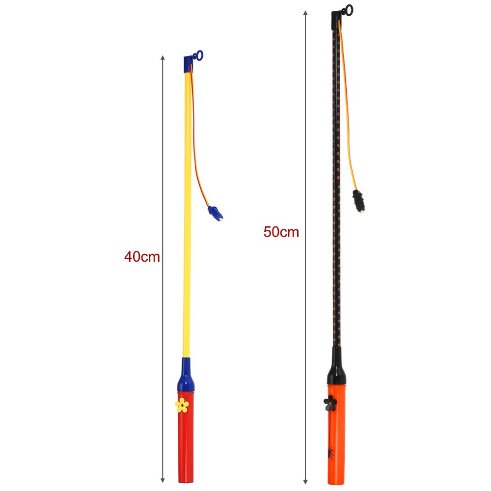 4pcs 40cm+2pcs 50cm LED Electronic Lantern Stick Anti-rust Energy Saver LED Lantern Stick Kids for Halloween Decoration