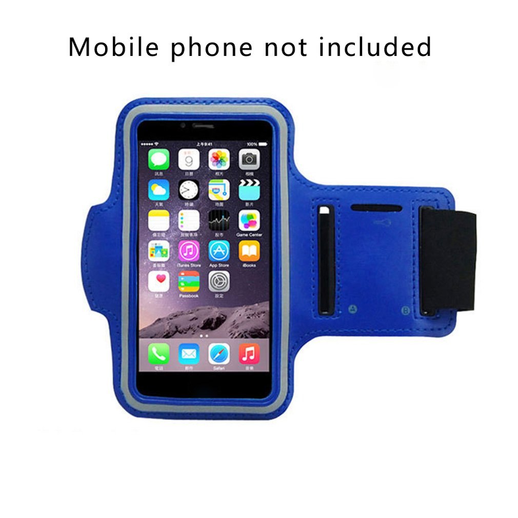Universele Outdoor Running Sport Telefoon Houder Armband Case 4.9Inch-6Inch Arm Band Voor Iphone 11 Pro Max X Xr 8 Plus Samsung Note: Goud