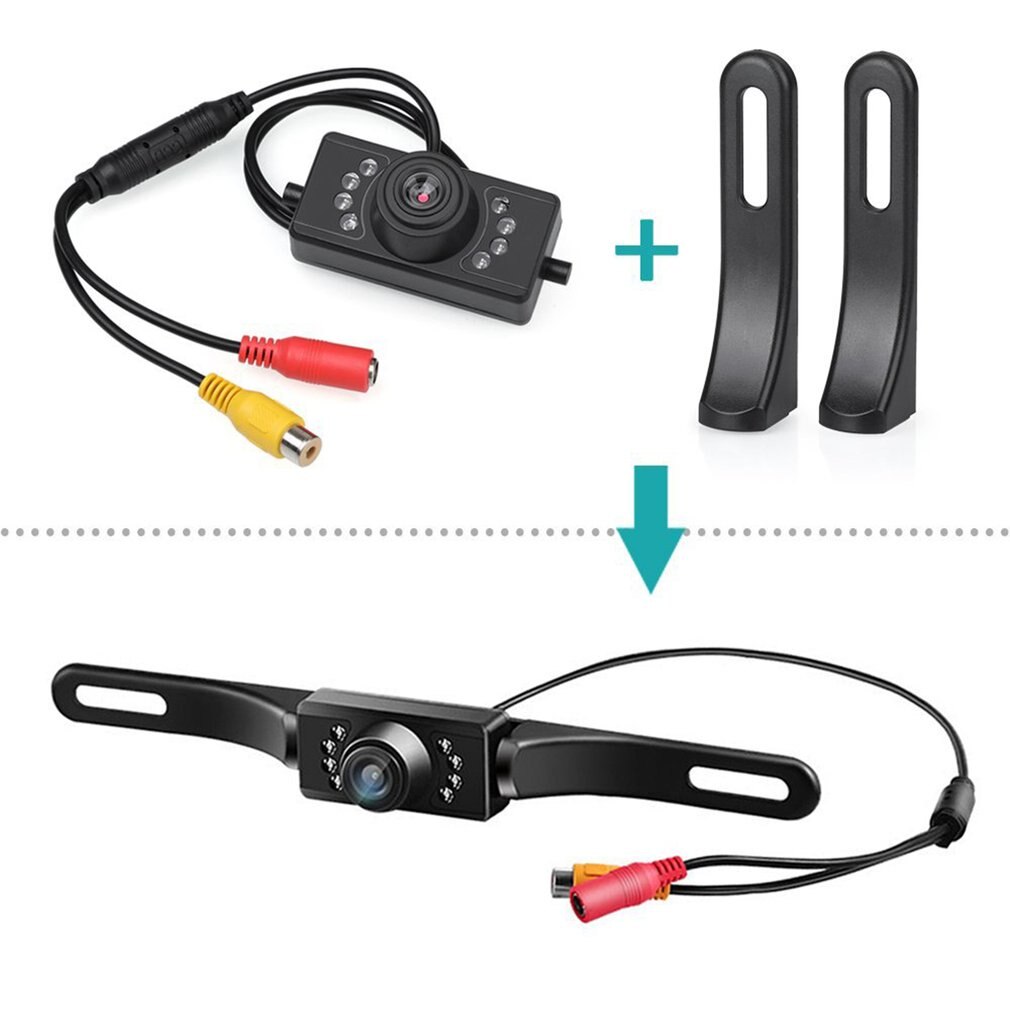 Car rear view camera Ip69 HD rear video vehicle camera Backup Reverse Camera waterproof Vision Parking Camera 170° Wide Angle