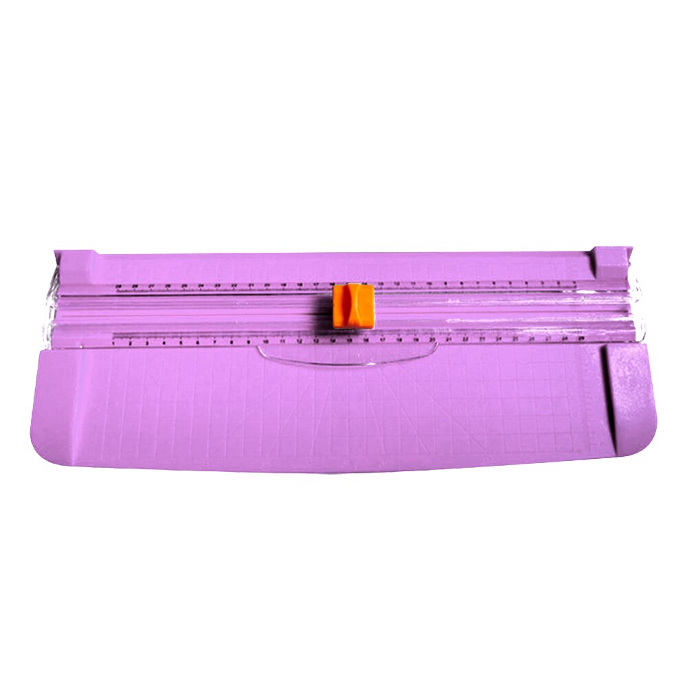 Precision Paper Cutter Universal Paper Photo Trimmer Cutting Mat Machine Office School Supplies for A4 Paper Scrapbook t2: purple