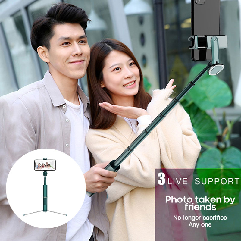 Mini Wirleless Selfie Stok Bluetooth Remote Portable Opvouwbaar Met Statieven Voor Mobiele Telefoon Houder Statief Camera Zelfontspanner