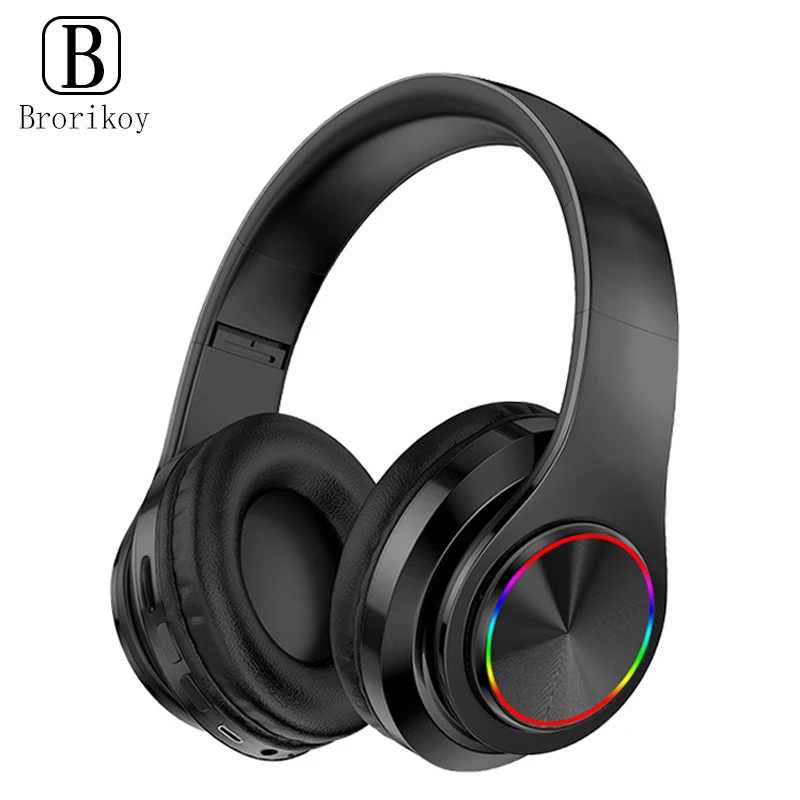 Wireles Bluetooth Kopfhörer Über-Ohr Faltbare Bunte Stereo Computer Drahtlose Kopfhörer Geräuschunterdrückung HIFI TV Spiel Headset