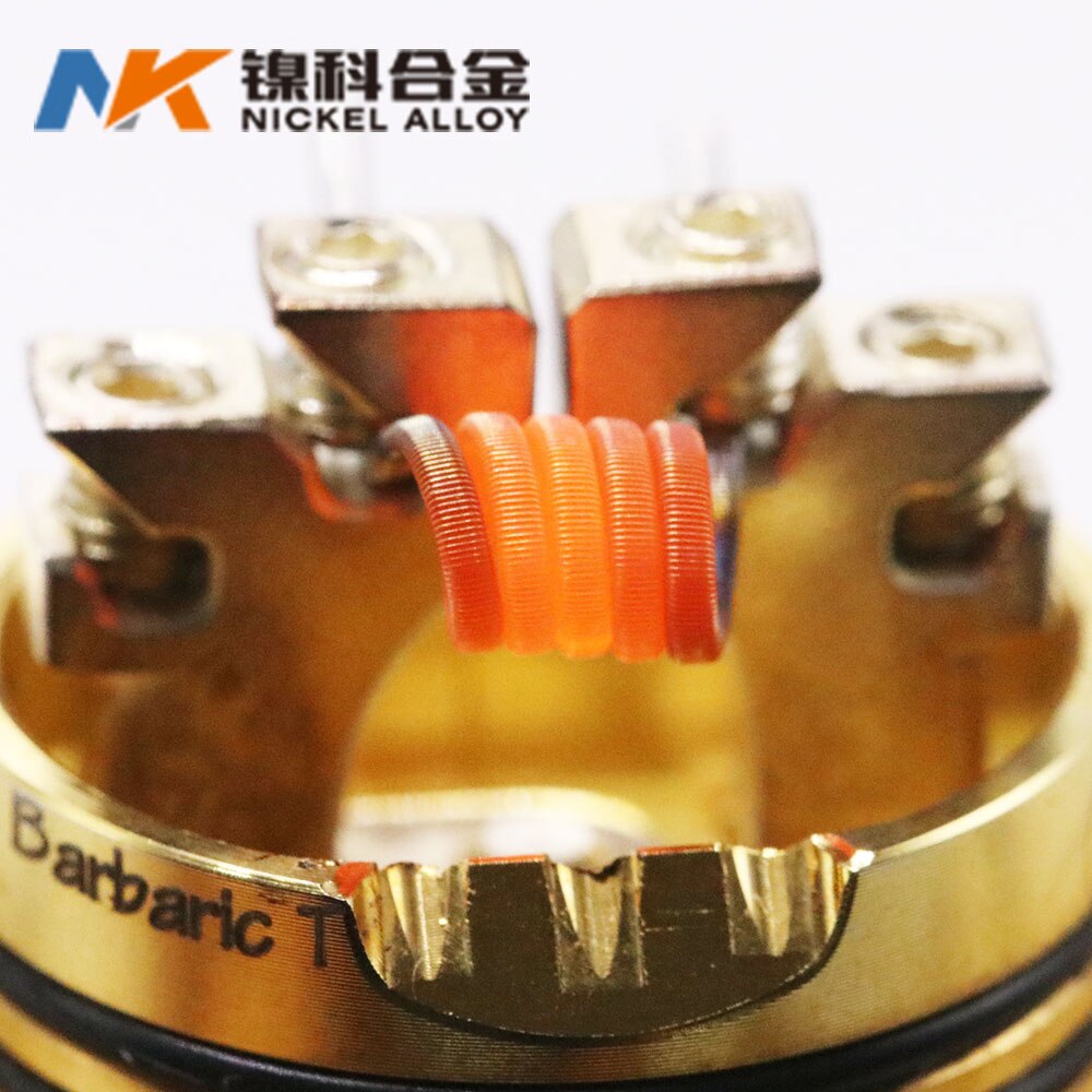 NK 10ft nichrom 80 mtl verschmolzen clapton draht rda rta ni80 heizung draht versetzt nicrome vape spule draht