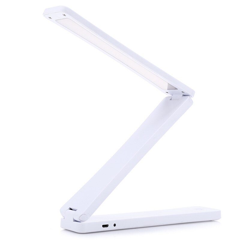 Mini 450MAh capacidad plegable Led lectura escritorio lámpara de mesa recargable ajustable portátil brillante 17 LEDs libro de luz