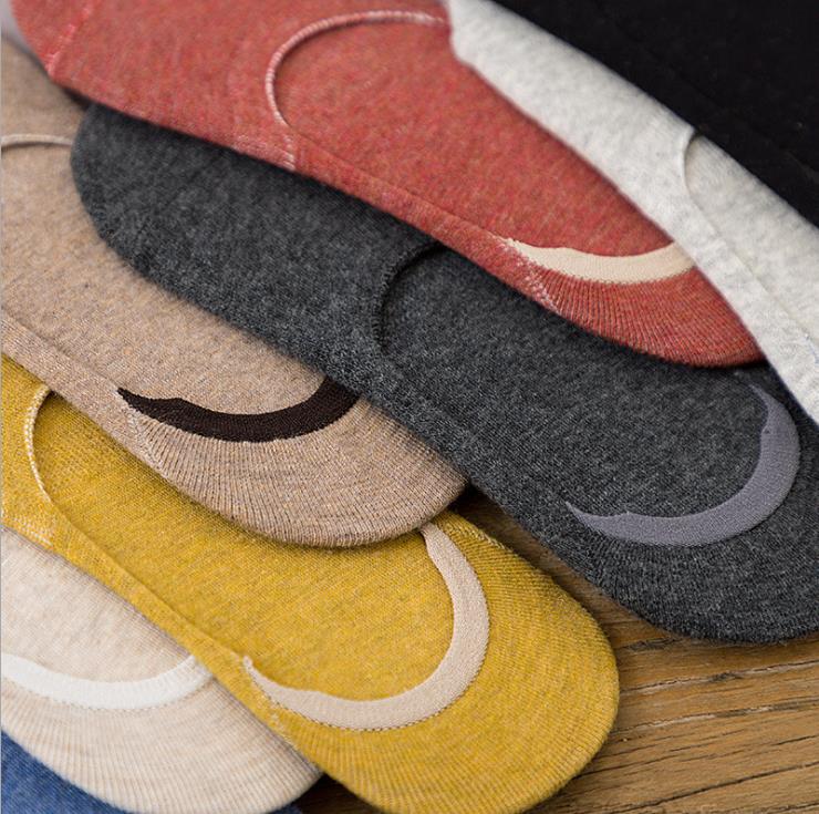 Women's Cotton Invisible No Show Socks Non-slip Summer Candy Solid Color Silicone Short Socks Cute Thin Ankle Boat Socks