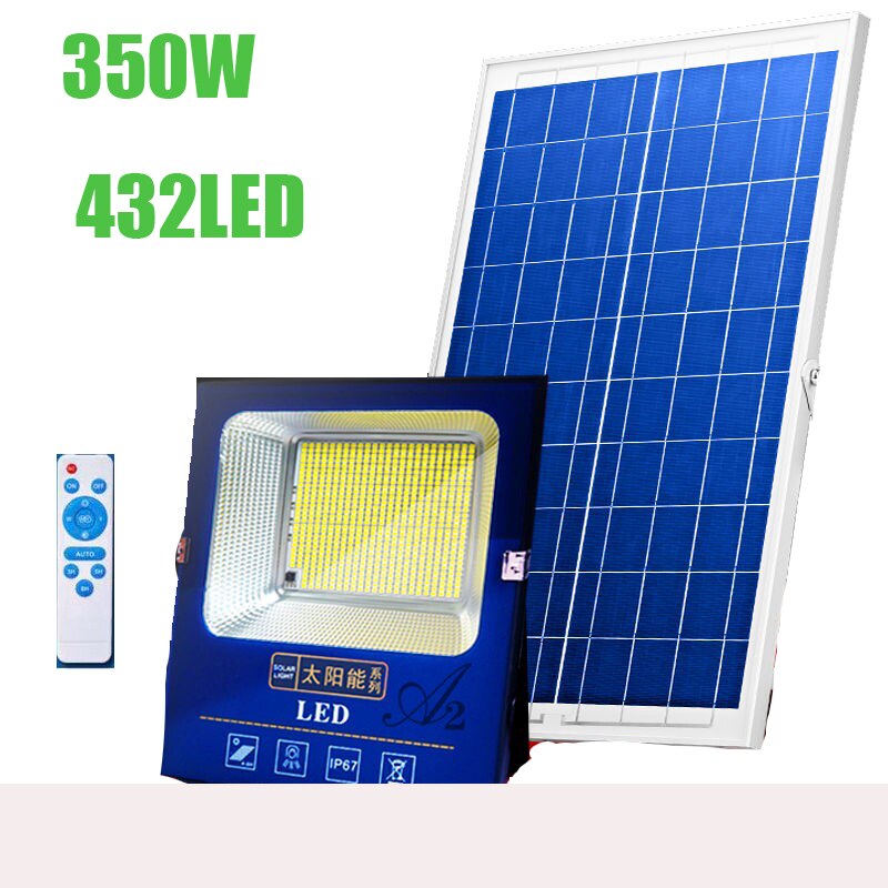 432LED 350W Solar Panel Light With 5Meter Cable Solar Outdoor Lamp Sun Night Light Waterproof Solar Light Garden Emergency