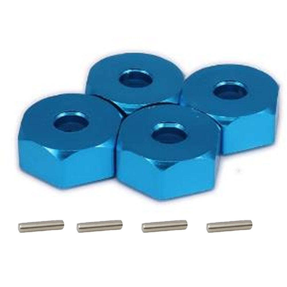 4PCS YSIDO RC Auto Upgrades Kit Aluminium 12mm Wielnaaf Hex voor 1/10 1/12 1/14 Wltoys 144001 124017 144010 RC Model Onderdelen