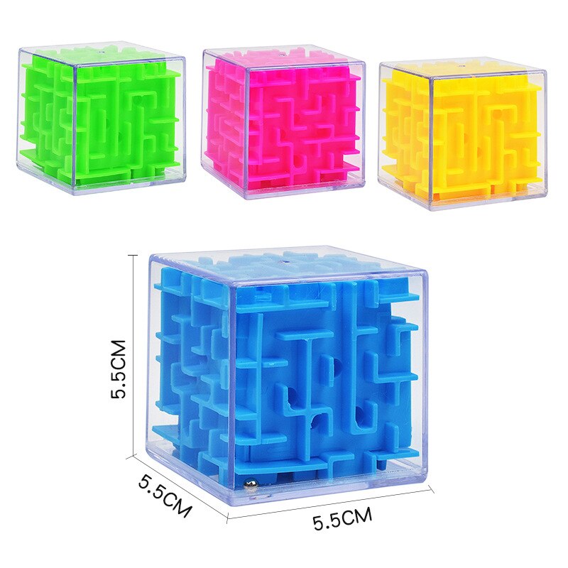 子供のための3Dキューブ型の教育玩具,魅力的なおもちゃ,手作りのゲームボックス付き: Default Title