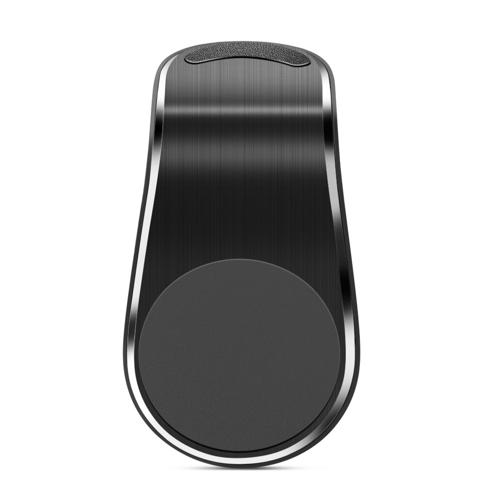 Soporte magnético de Metal para teléfono de coche, para peugeot 206, 207, 208, 307, 308, 407, 508, , para citroen c4, c5, c3: Black