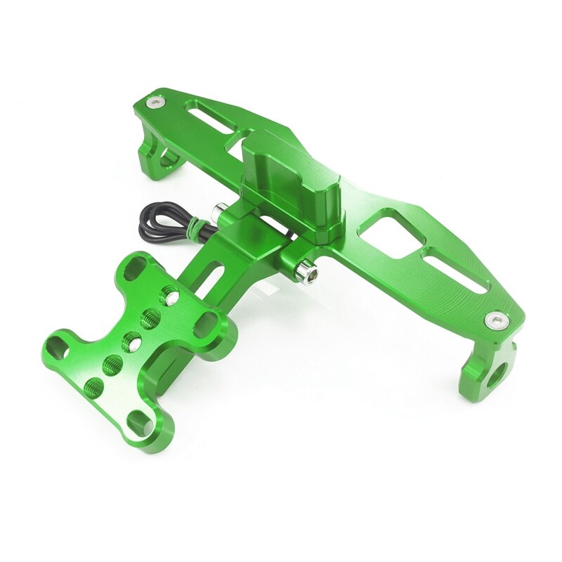 Soporte de placa de matrícula para motocicleta soporte de montaje de luz LED para Yamaha TFX150 Z125