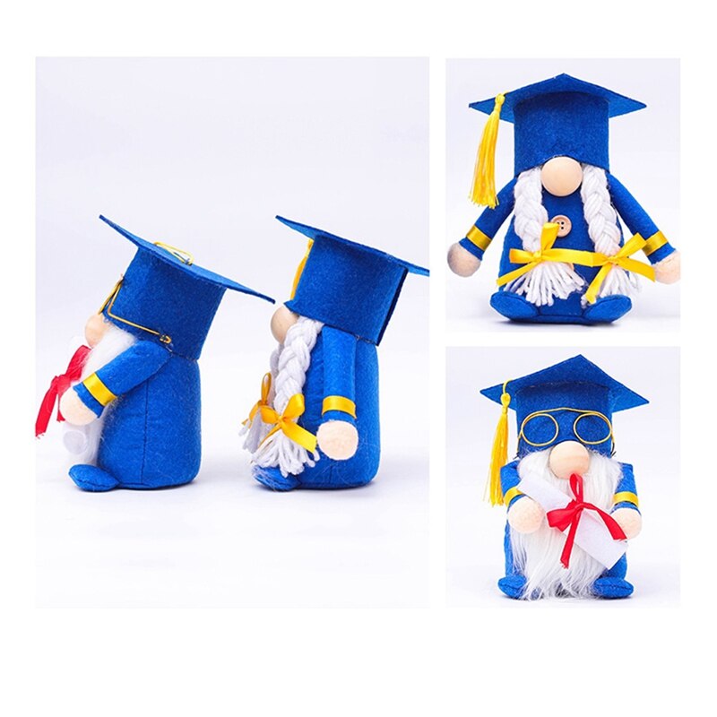 Graduation Gnomes Plush Grad Swedish Plush Gnome For Graduation Decorations Graduation Ceremony Of Party Table Decors