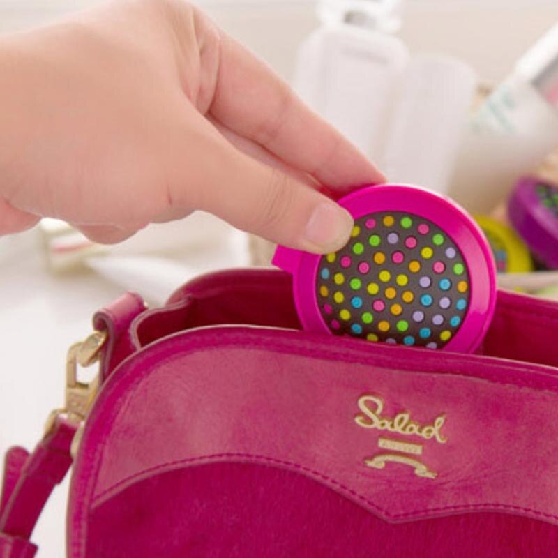 Rainbow Baby Hairbrush Mini Portable Baby Comb Hair Brush Bath Anti-static Brush Women Girls Comb With Mirror