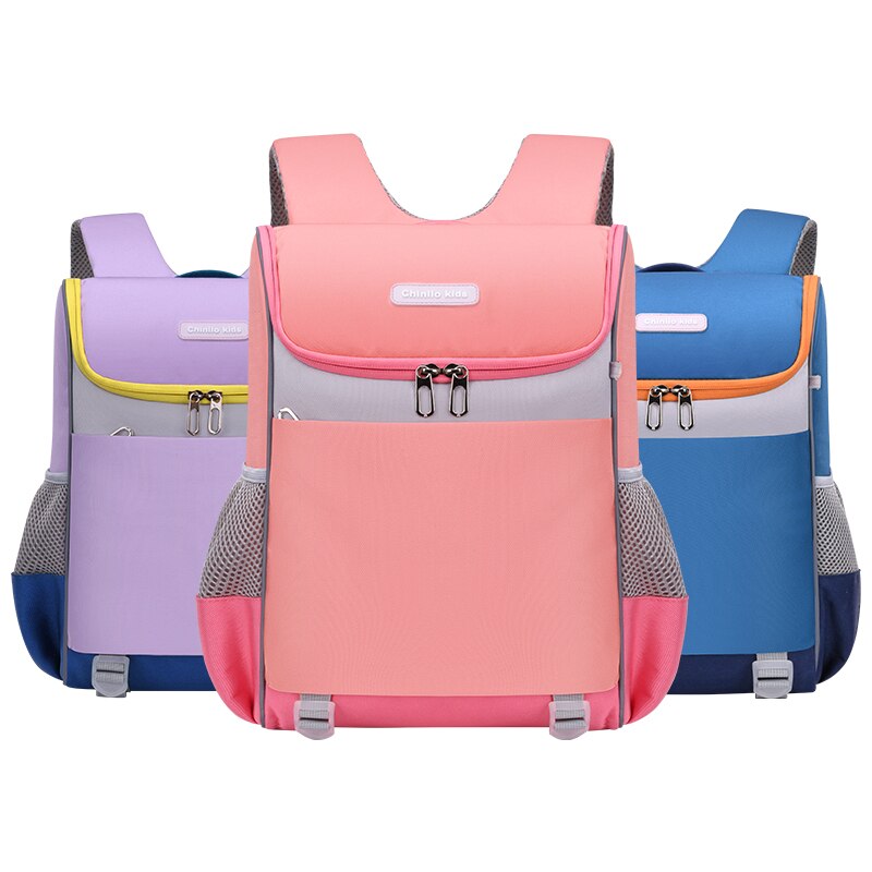 Crianças schoolimic ortopédico primária criança mochila infantil escola 6 12 12 anos meninos meninas mochila