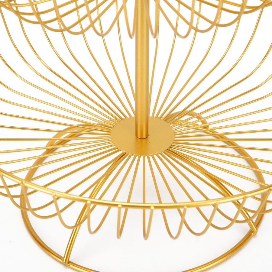 Półmisek na cukierki gospodarstwa domowego salonu nowoczesne 3-szczebel talerz na owoce stojak robić przechowywania talerzy taca koszyk zastawa stołowa koszyk na owoce