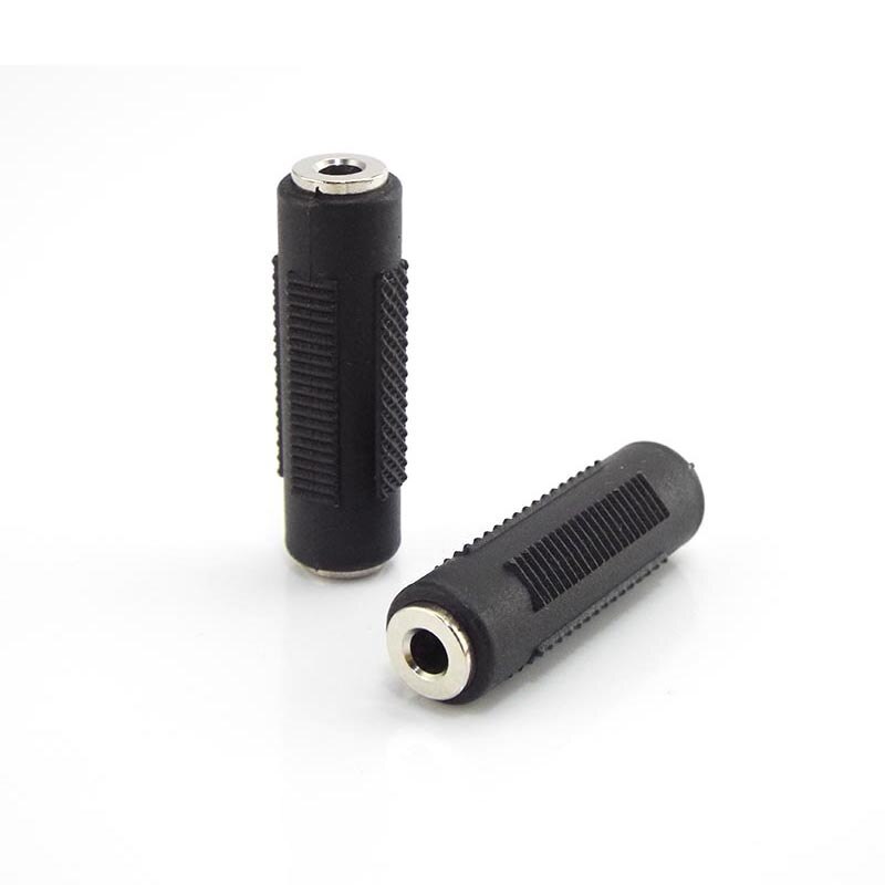 Adaptateur de prise Jack Audio femelle à femelle, 2 pièces, 3.5mm, connecteur de coupleur stéréo, Matel