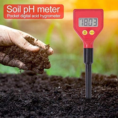 Soil Tester Ph Meter Digital Ph Meters Portable LCD Acidity Soil Ph Meter Soil Moisture Tester Ph-98103 for Agriculture Food