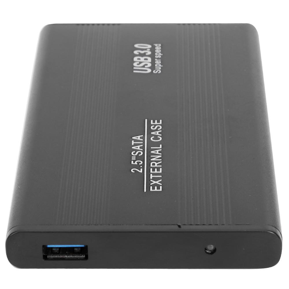2.5 inch USB 3.0 to SATA External Enclosure Case Portable High Speed 6-Gbps SSD Hard Drive Enclosure Case Support 3TB