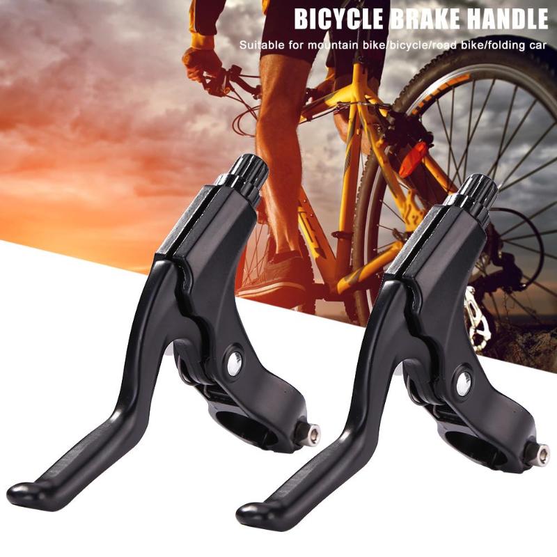 1 paar Aluminium Legierung MTB Bike Disc Bremshebel Bike Bremsscheibe Bremsen Hebel Mountainbike Fahrrad Griff Kurbel Fahrrad teil