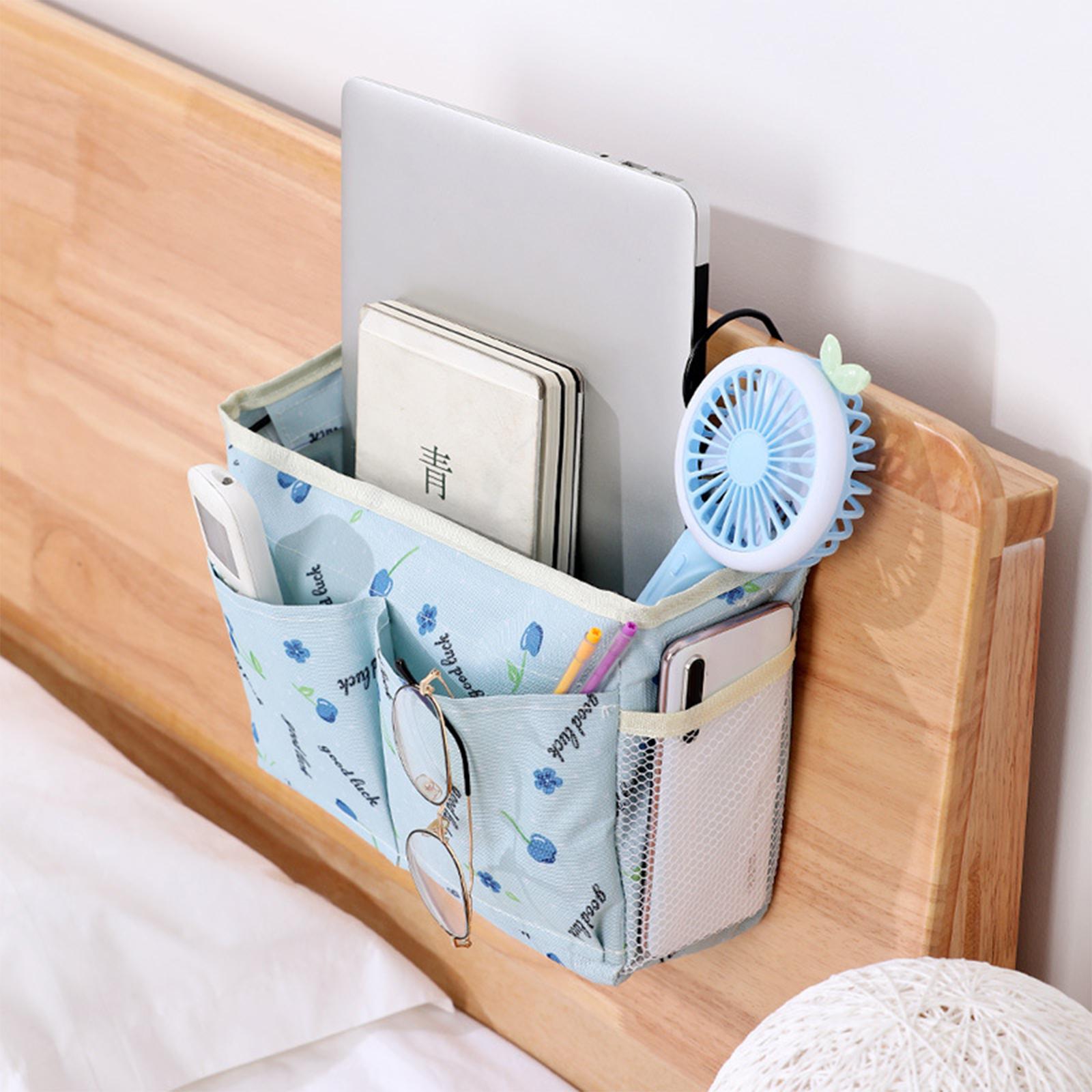 Sac de rangement à poche de chevet, lit superposé, organisateur de rangement, boîte à mouchoirs pour bébé, sac d&#39;articles divers, sac à pochette pour lunettes mobiles, rangement de livres