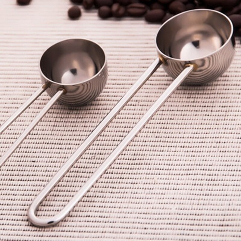 Rvs Koffie Thee Spice Maatlepel Scoop Lange Steel Lepel Roeren