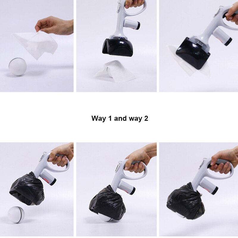 Pala para caca de perro, pala para recoger caca, accesorio de higiene, Clip para recoger palas de limpieza, herramienta de limpieza