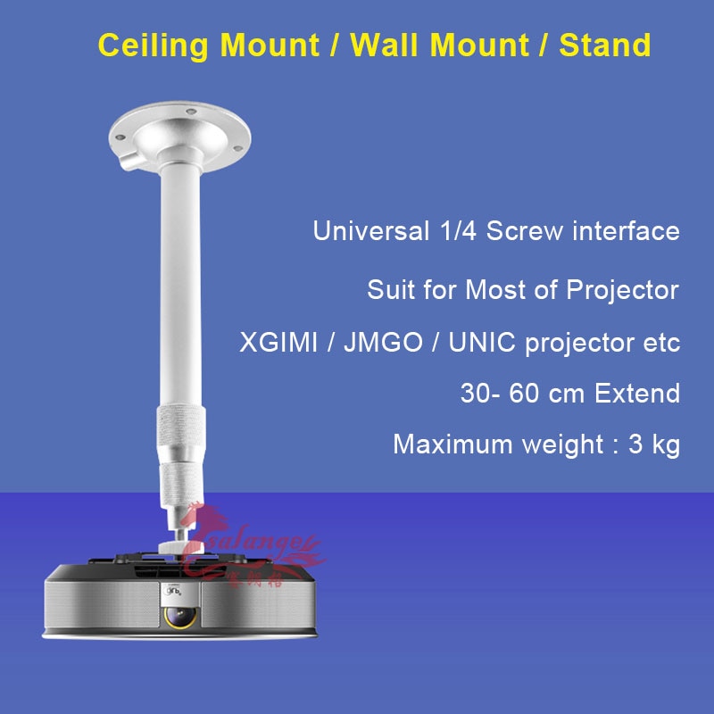 Salange Projektor Stehen, Universal- Projektor Decken Halterung Zauberstab Halterung für XGIMI JMGO DLP Mini Beamer YG300 J15 LED Projetor